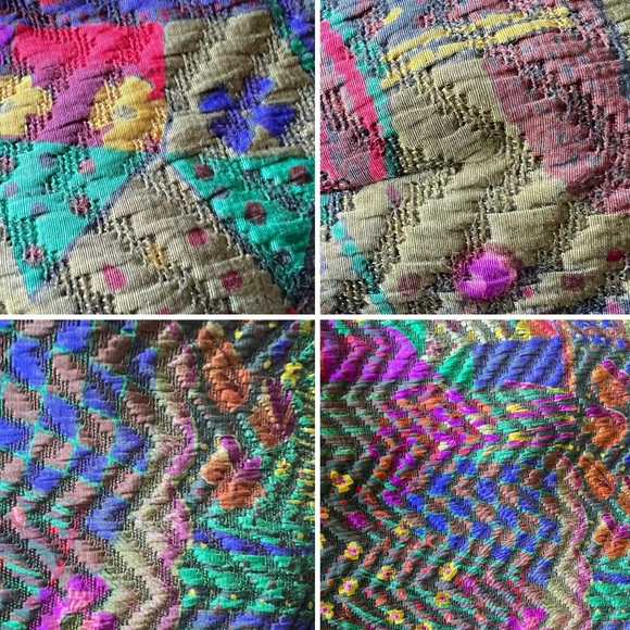 Haute Couture Écaille Paris multicoloured  embellished wool & silk brocade - Picture 9 of 16